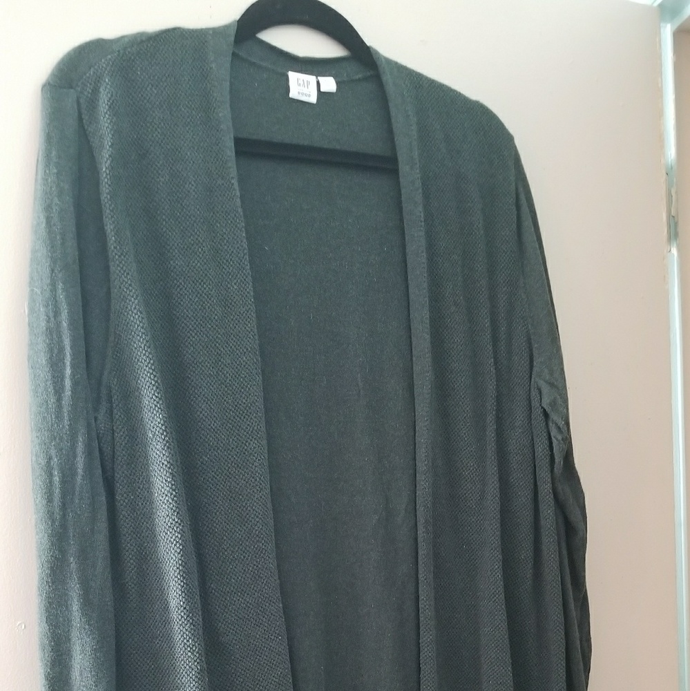 Hunter green cardigan